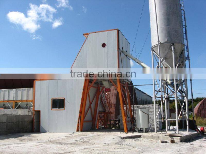 Economic HZS75 concrete batching plant concrete batch plant for sale