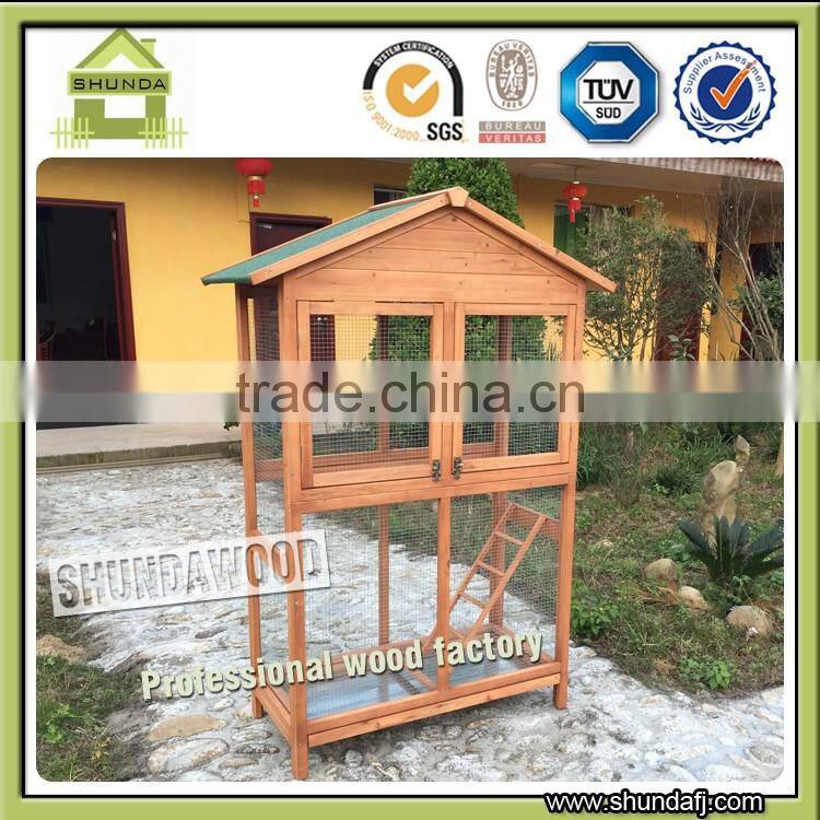 Quality Assured Large Breeding wooden cages for parrot aviary birds