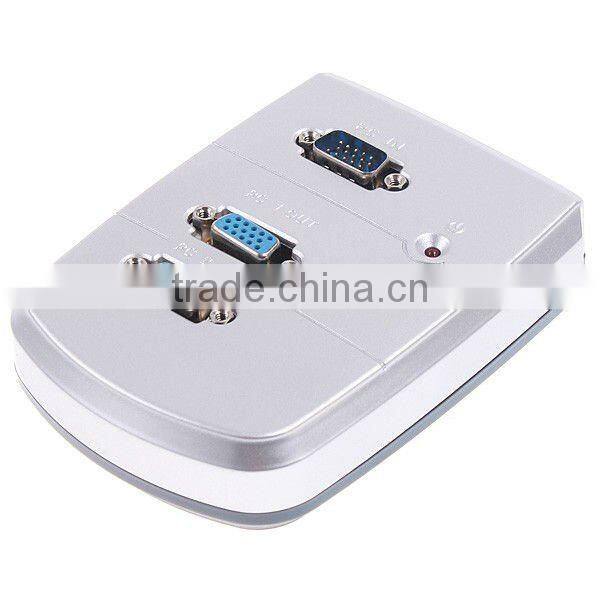 New Mini 2 Port 250MHz Video Splitter VGA Splitter