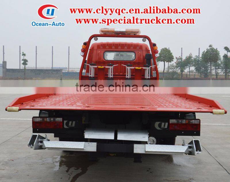 Dongfeng DFAC 4X2 rotator flat wrecker truck dlk towing truck for sale