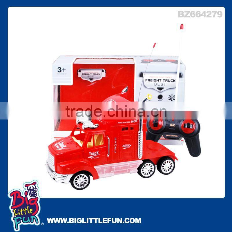 4 channels remote control toy truck,trailer truck toy