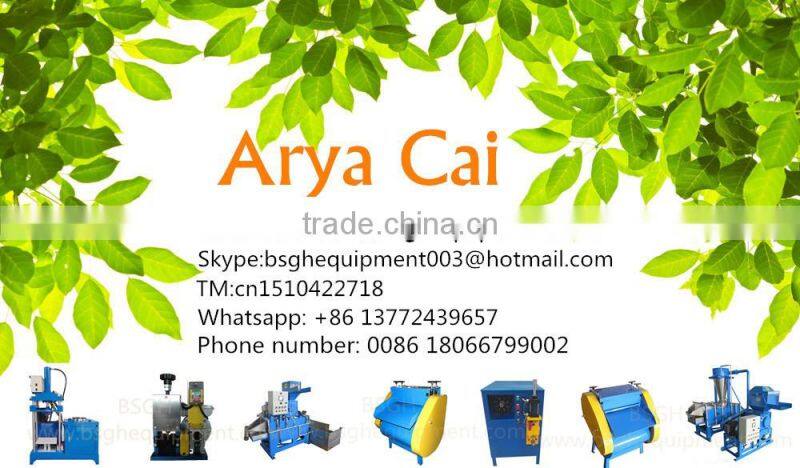 Canada Market Radiator crushing copper separating equipment wasted car radiator recycling machine