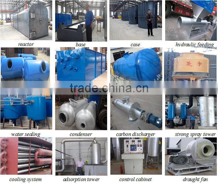 Environmental friendly waste plastic recycling to oil machine
