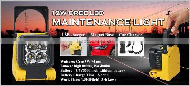 15W new CREE 10W LED hunting/camping/fishing light super light weight ABS cover wider range 5JG- NFC140Li-15W