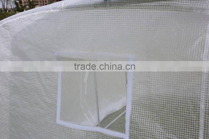 4x3x1.95M large tunnel greenhouse polytunnel Fully Galvanised Steel Frame