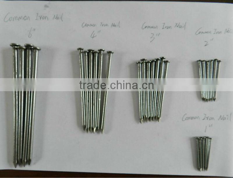 Cheap Raw Material Wire Nails for Construction for sale