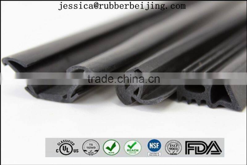 Ribbed Rubber U Channel Edging Trim Seal