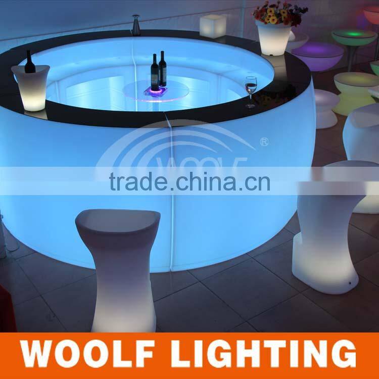 Modern wedding Decoration Bar round table for wind bar