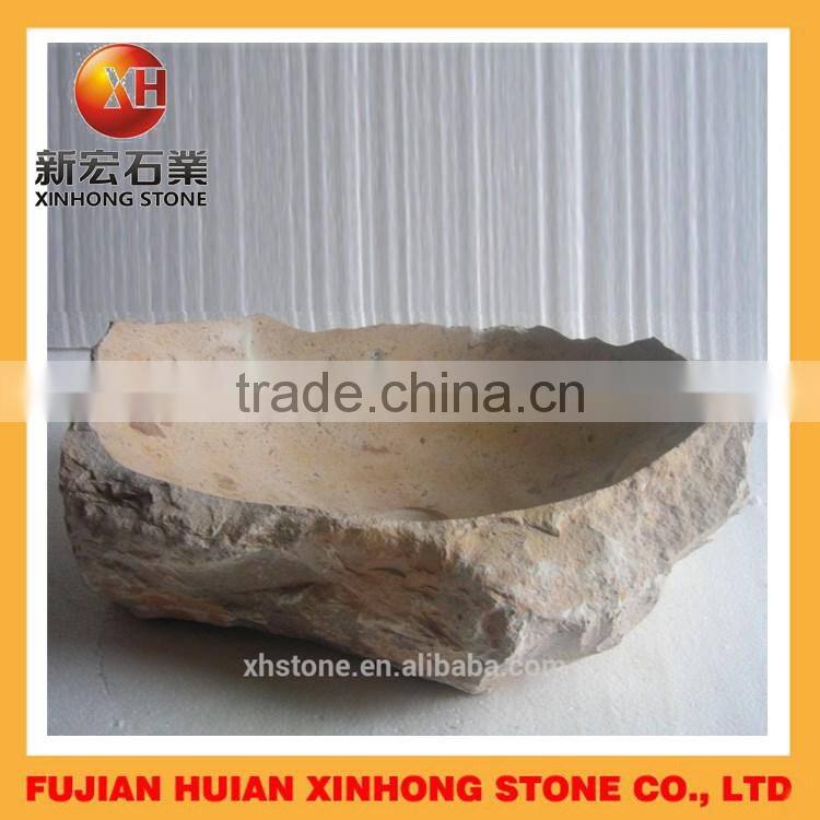 irregular shape marble hand washing stone wash basin
