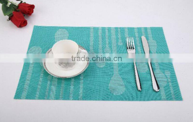 Store More Decoration Blue-Green Tableware Rectangle Wipe-Clean Place Mats