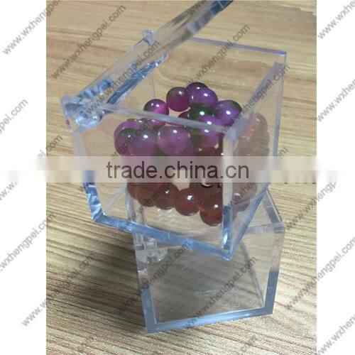 Transparent cleverish portable square storage box