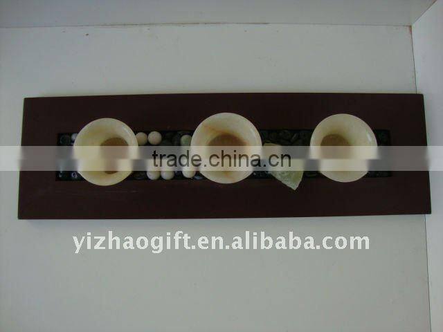 luxury wood jewelry displays cosmetic counter menu wooden display base