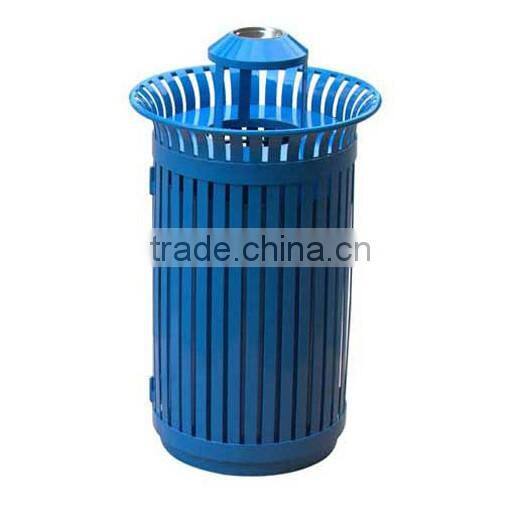 Arlau outdoor steel ashtray stand trash bin