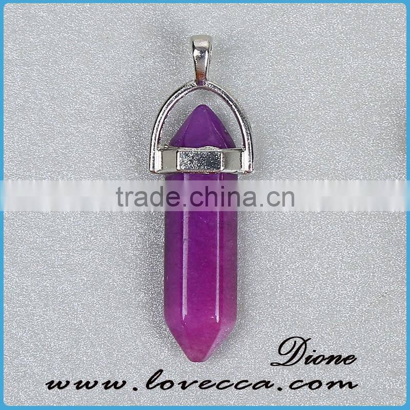 Natural Quartz Crystal Pendant, Druzy Gem Stone Pendant Charms