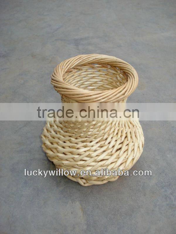 antique wicker handcrafts,vase,basekt natural wicker crafts