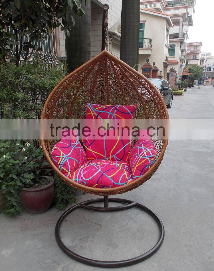 Trade Assurance Egg Shape Garden Swing Rattan Chair