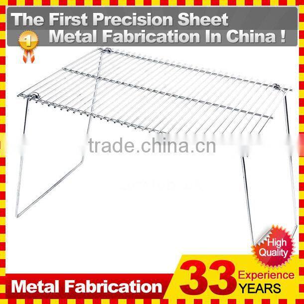 METAL MINI GRILL BARBEQUE FOLDING TABLE