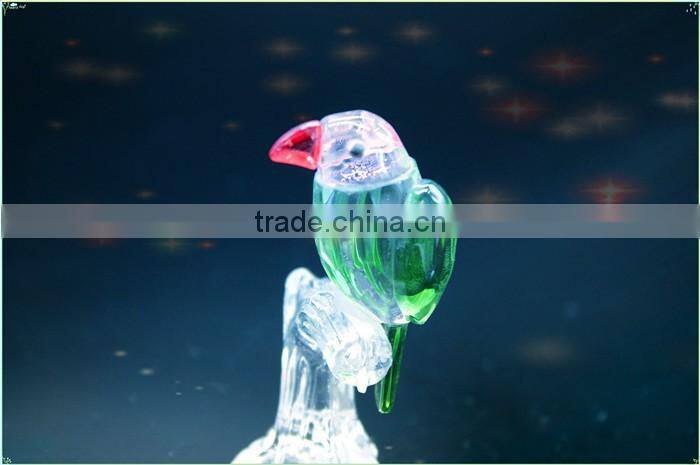 Colorful crystal bird model gift glass anniversary gift/crystal giveaway gift