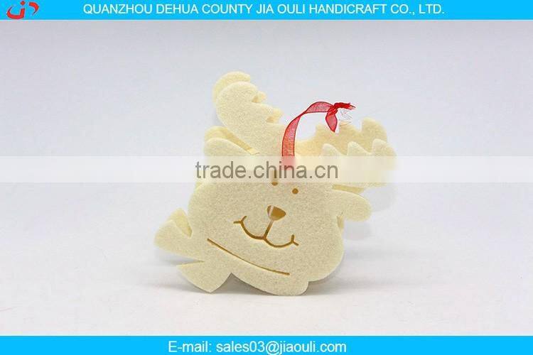 New design non woven LED light grey deer home decorations