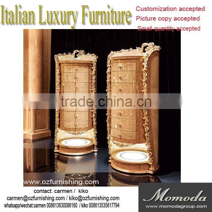 momoda luxury antique solid wood 5 drawers chest cabinet wardrobe armoire cupboard bedroom home furniture fancy living room