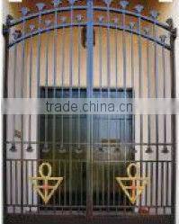 Bisini simple wrought iron entry gate (BG90107(4))