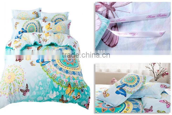 Peter Pan Style Boys Bedding, Ocean Blue Prince Bedding of Sun and Flowers BF11-05143d