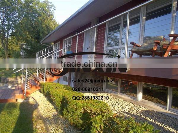 stainless steel wire railing hardware / cable railing fittings / wire mesh balustrades