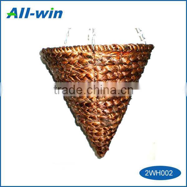 home decoration food storage natural 12" Water hyacinth Hanging Cone