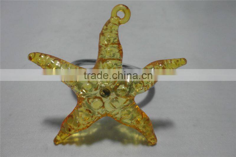 China Wholesale Acrylic Clear starfish Napkin Ring Wedding decor