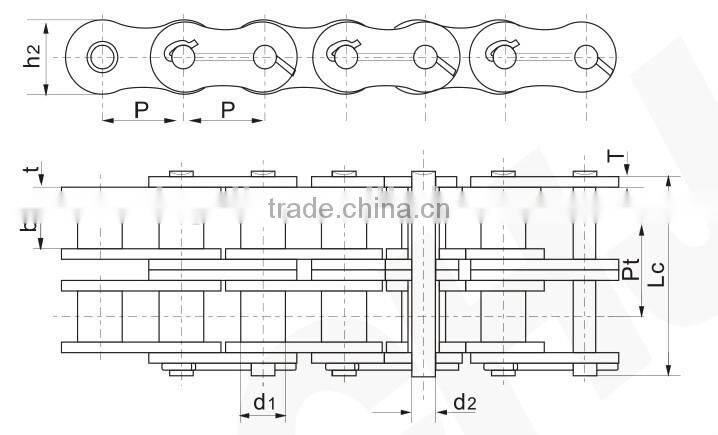standard chain for petroleum equipment oil field chains