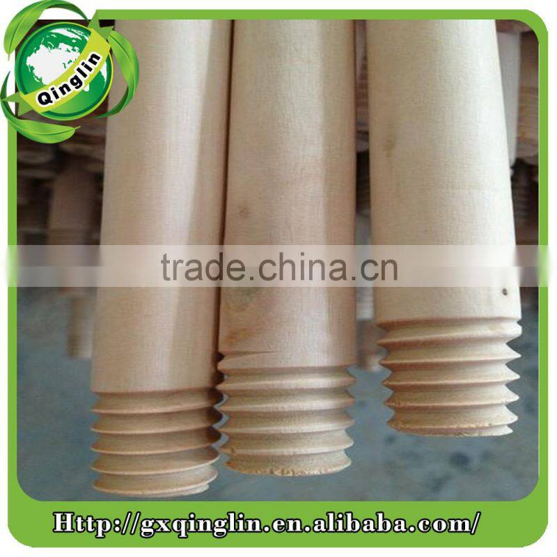 wooden broom handle with pvc coated/wooden broom handles with plastic coated