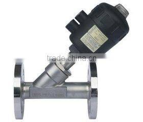 DN15 PTFE Seat SS304 Thread Connect Pneumatic Angle Seat Valve