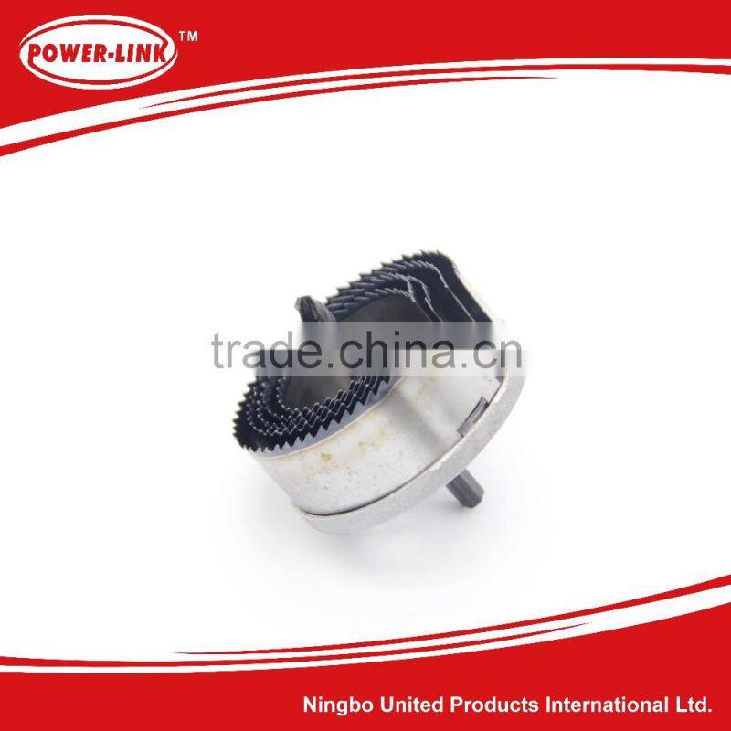 7pc Carbon steel hole saw set