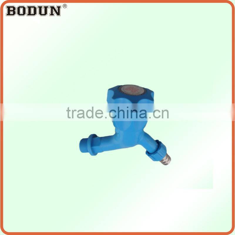 C3002 Big round head pvc plastic bibcock/shower faucet with metal mouth