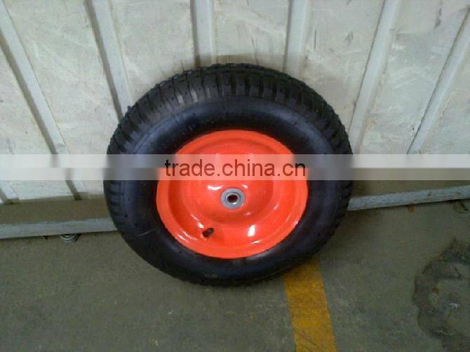 350mm wheelbarrow wheel 3.50-8