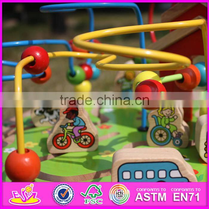 2016 Multi-function children wooden early education toy W12D047