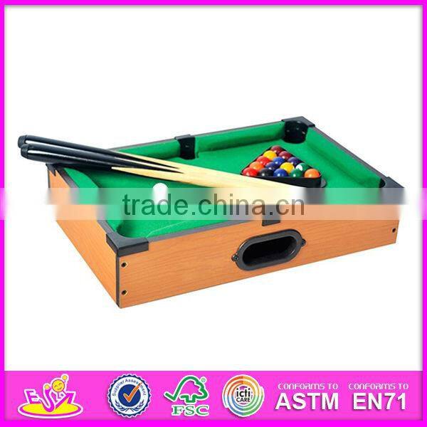 2014 New wooden snooker table toy,popular wooden toy snooker table for sale,latest snooker table toy W11A027