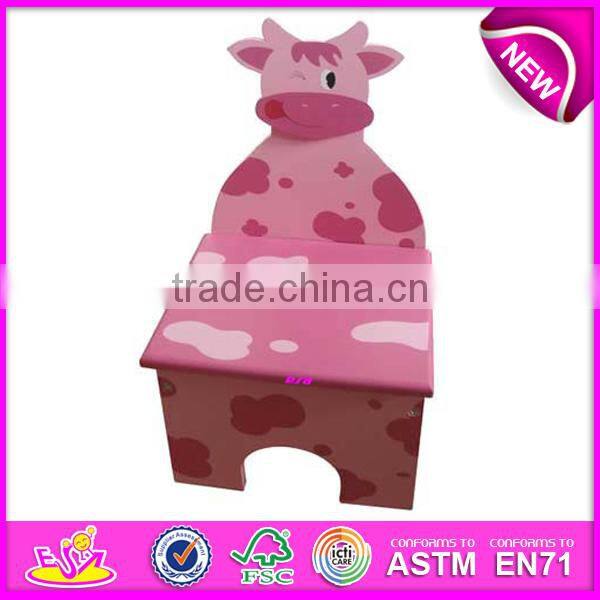Hot sale product for 2015 wooden chair,high quality kids wooden chair,cute wooden toy mini chair for children W08G004
