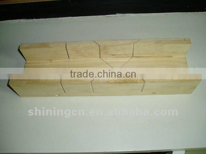 mitre box with wooden