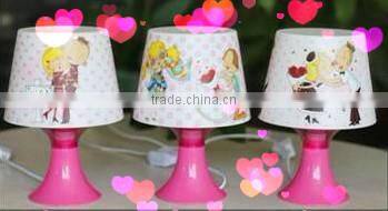 Sunlike SLL001 energy saving colorful plastic desktop lamp/night light