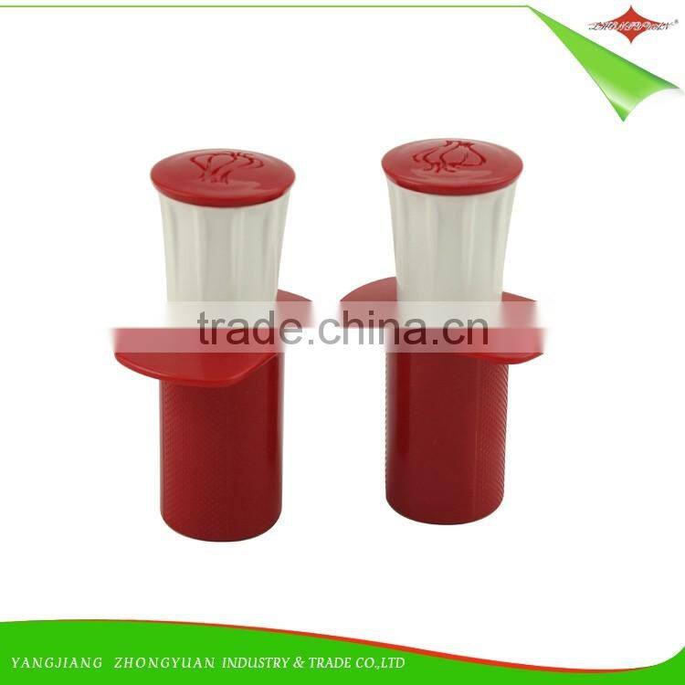 ZY-F1488 2016 new kitchen gadgets stainless steel garlic press as seen on tv