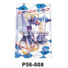 SCISSORS SET WITH WOODEN BLOCK