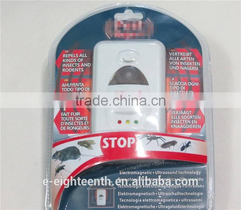2016 powerful electronic Ultrasonic Pest Repeller reject Mice Spider Rats Ants