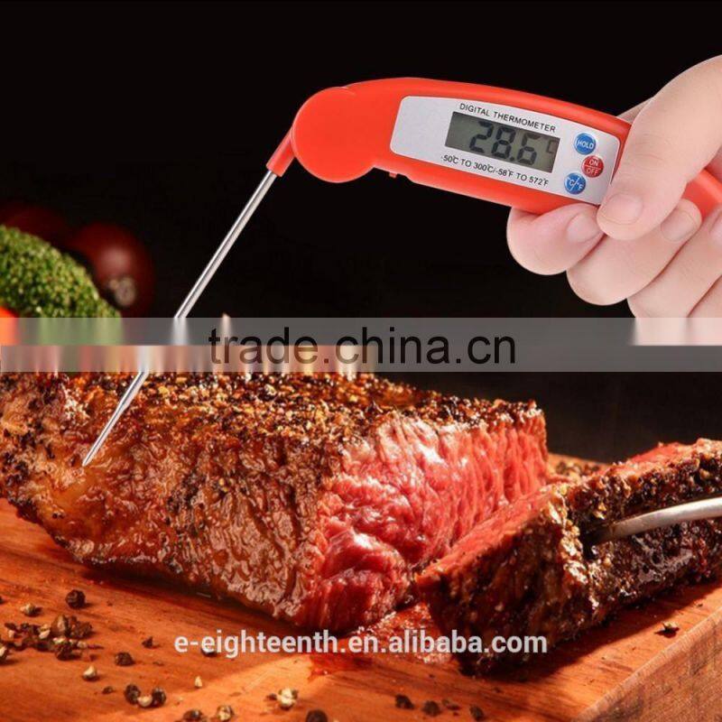 2016 new arrival Digital LCD Cooking Food BBQ Thermometer for kitchen kids