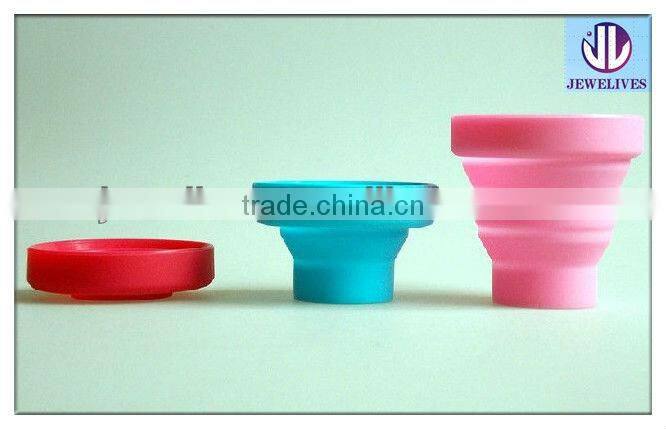 smallest collapsible mug silicone cup with lid travelling cup