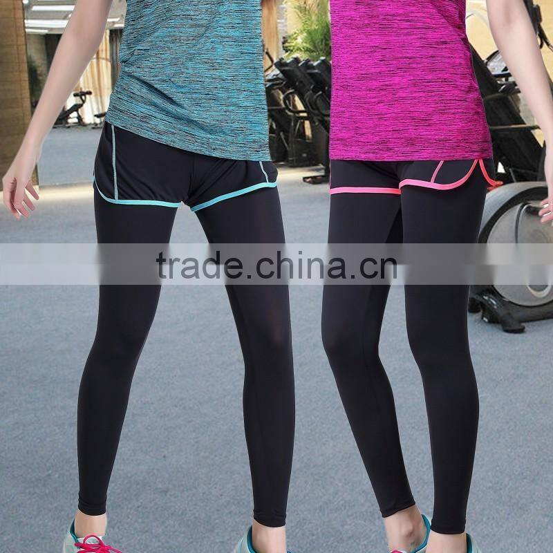 Custom high quality black yoga pants fitness clothing manufacturer yoga pants for girls