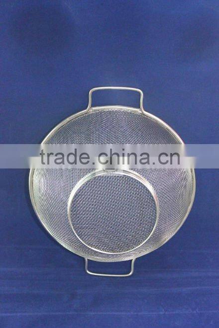 Stainless steel food basket, fruit basket, vegetable basket w/hanger and stander