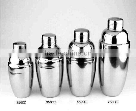 factory directly sale lovely stainless steel cocktail shaker
