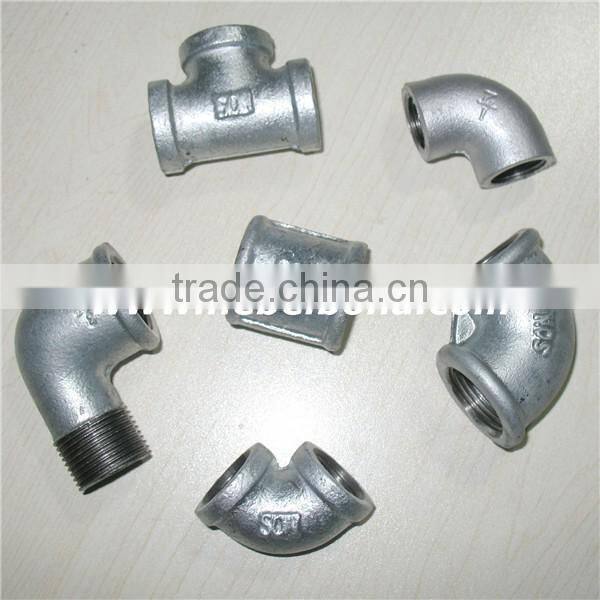 DIN Standard Male female thread Malleable iron pipe fittings