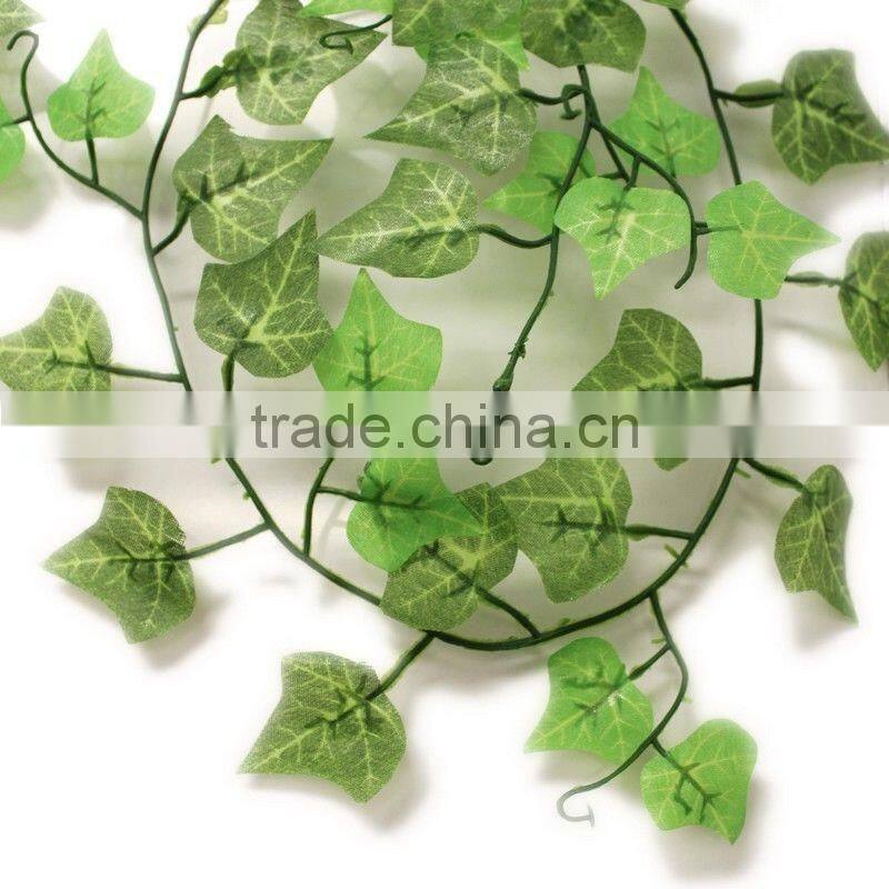 12pcs Artificial English Ivy Garland Home D'cor Fake Leaf Flower Plants Life-Like